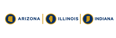 Arizona, Illinois & Indiana State Badges